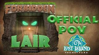 Lost Island Themepark Forbidden Lair POV | #lostislandthemepark #themepark #rollercoaster #rmc