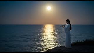 “Moonlit Flute Harmony | Peaceful Night Music by the Ocean (4K)”