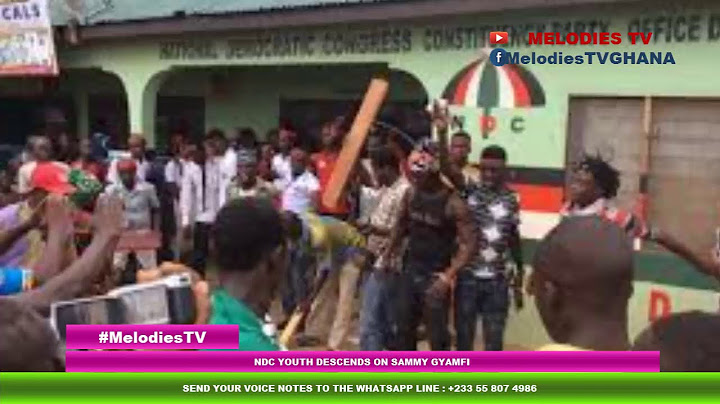 BREAKING: Sammy Gyamfi 'ATTACKED' by NDC Youth