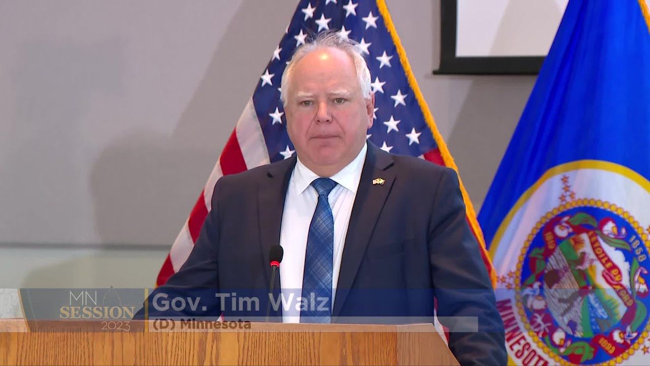 Governor Walz Announces Entire 2023 Budget YouTube