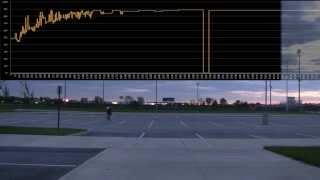 parking lot raw RSSI data plot (XBee)