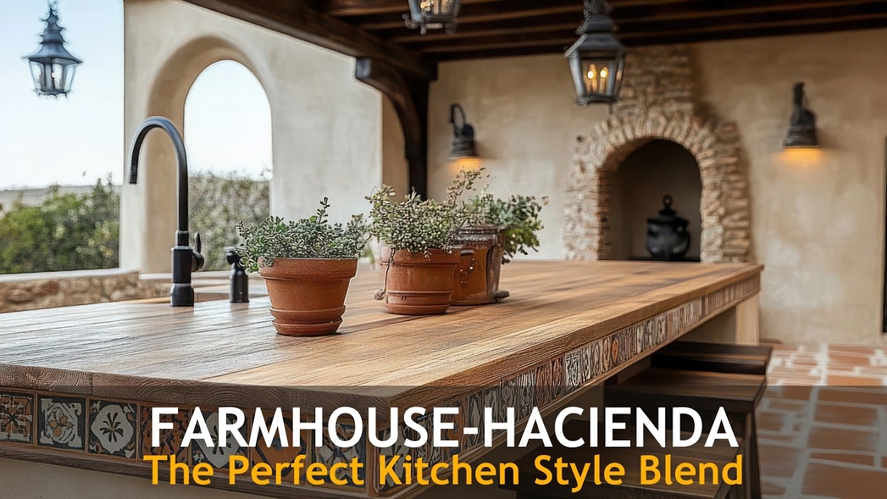 Spanish Hacienda Charm in a Modern Farmhouse Kitchen
