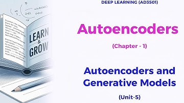Auto encoders - AD3501 Deep learning