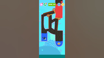 save the fish level 133 -mobile game/fishdom #shorts