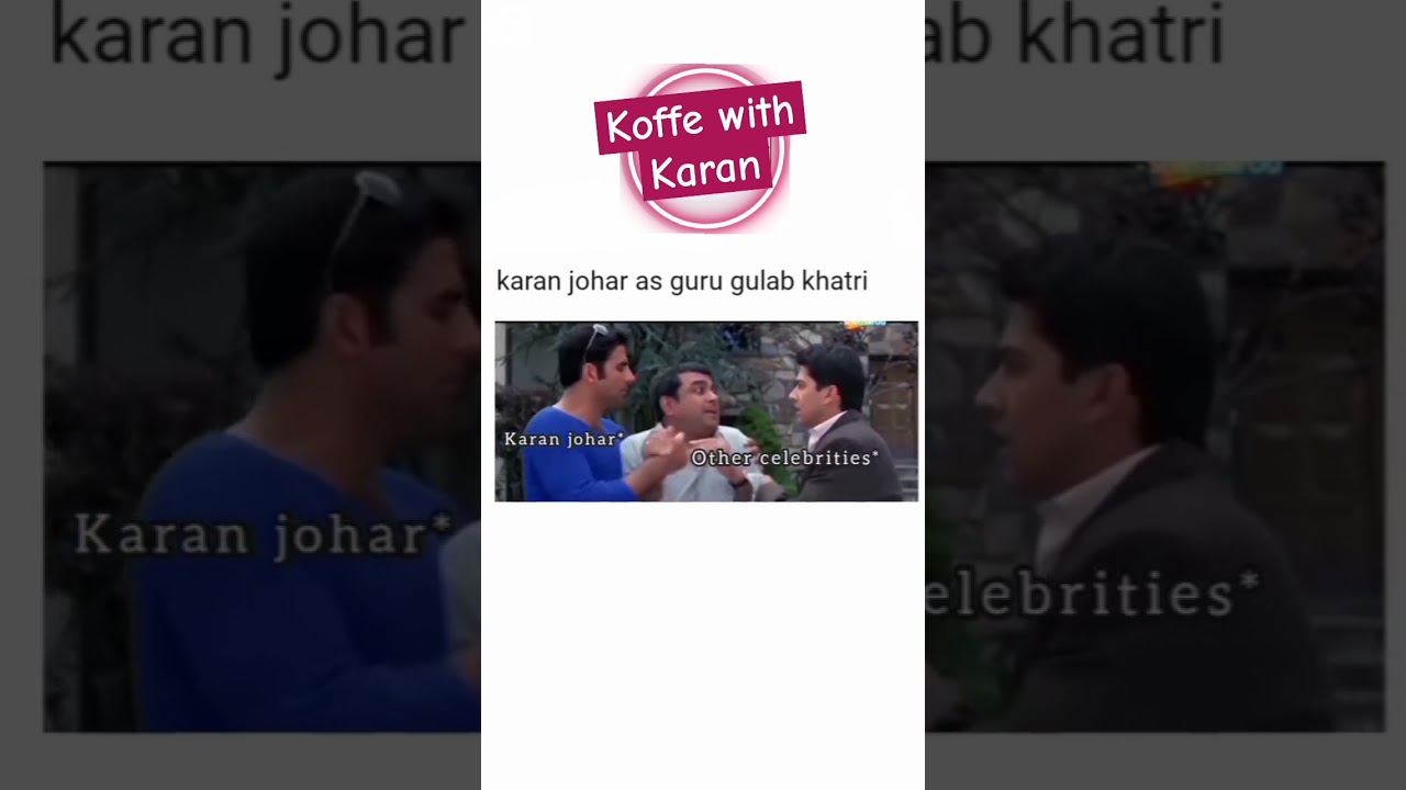 Koffee with Karan memes 