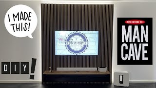 DIY | TV Wand aus Akustikpaneelen mit smarter LED Beleuchtung