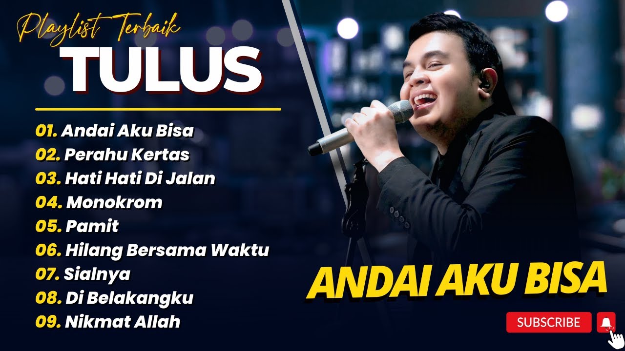 TULUS - ANDAI AKU BISA - PERAHU KERTAS - HATI HATI DIJALAN || LAGU POP TERPOPULER 2026