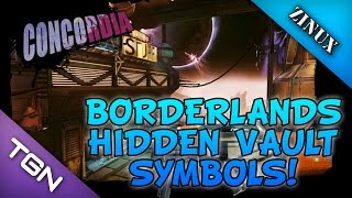 Borderlands Pre Sequel All Hidden Vault Symbols Concordia