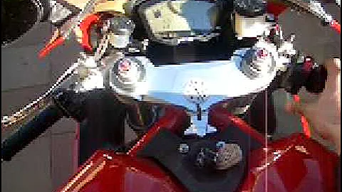 Ducati 848 with Akrapovic evolution open exhaust system