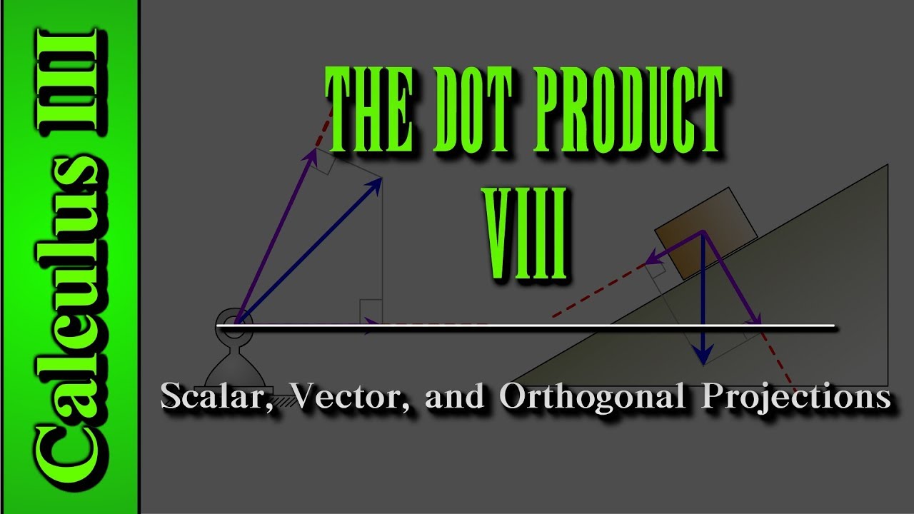 dot product projection To replace the dot product the result needs to be a scalar (or a 1×1 matrix which we can get by multiplying by the transpose of b or alternatively just multiply by the scalar factor: (ax bx + ay by + az bz. dot product projection To replace the dot product the result needs to be a scalar (or a 1×1 matrix which we can get by multiplying by the transpose of b or alternatively just multiply by the scalar factor: (ax bx + ay by + az bz.