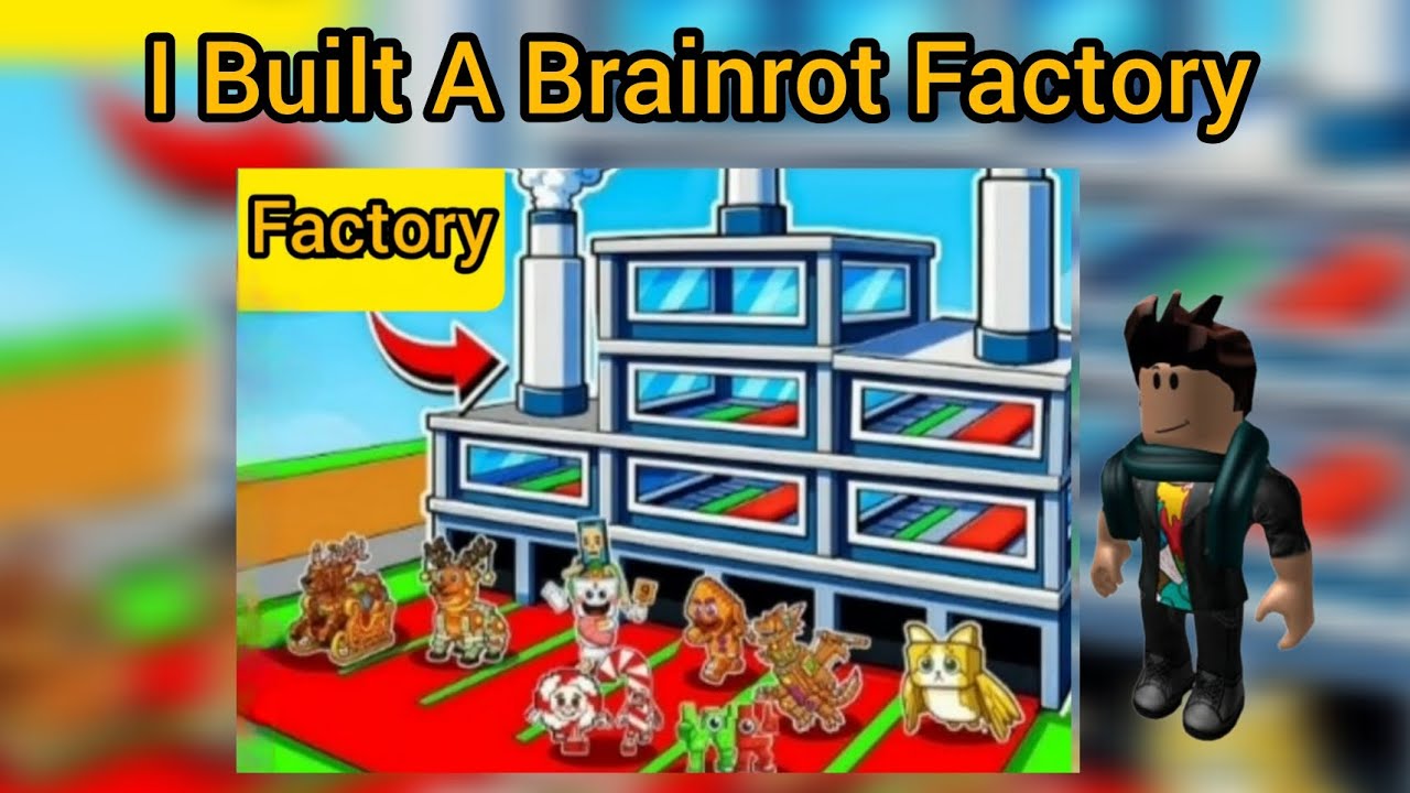 I Built A Brainrot Factory to Gift Others in Steal a Brainrot // Ansh ...