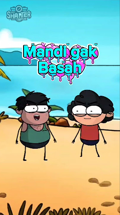 😅 Mandi tapi jangan sampai basah!!! #videolucu #bikinlucu