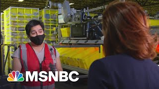 An Inside Look At An Amazon Warehouse And The Impact On The U.S. Economy | Stephanie Ruhle | MSNBC