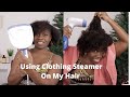 Protective Styling Prep | Moisturize Hair with Clairol Clothes Steamer, Part 1