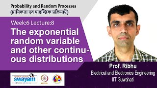 Famous Lec 47: The exponential random variable and other continuous distributions Wealth