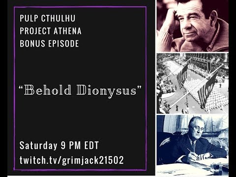 PROJECT ATHENA SEASON 2 BONUS EPISODE: BEHOLD DIONYSUS