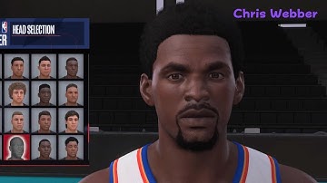 NBA 2K24 Chris Webber Face Creation!!!