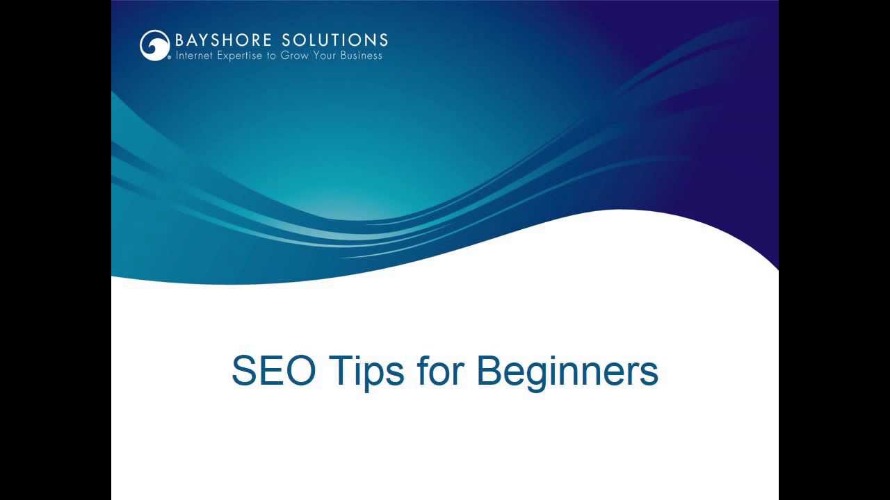 SEO Tips for Beginners - YouTube