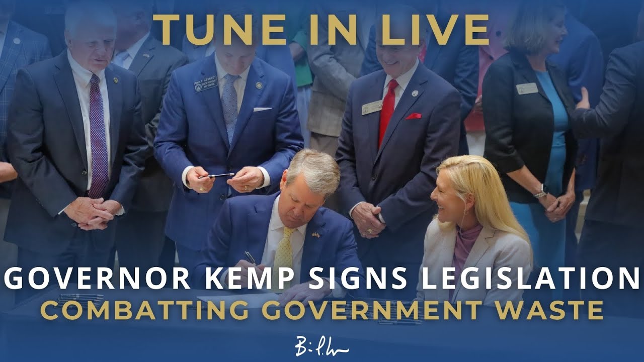 Gov. Kemp Signs Legislation Cutting Red Tape and Streamlining Government
