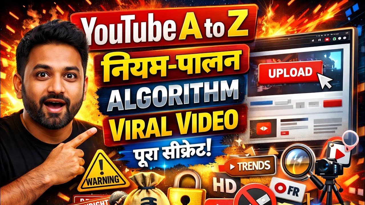YouTube A to Z Full Guide 🔥 | YouTube Algorithm Kaise Kaam Karta Hai | Niti Palan Channel Grow 2026