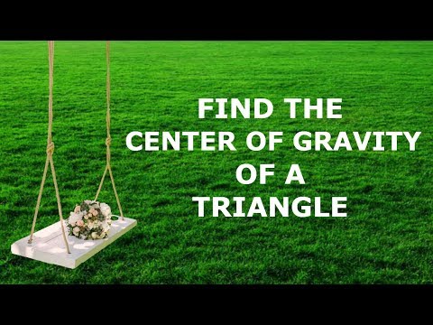 Video: Bagaimana cara mencari median dan centroid segitiga?