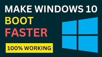 How To Make Windows 10 Boot Faster Laptop | Make Windows 10 Startup Faster PC | Simple Settings