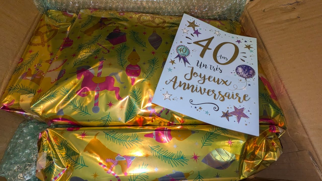 Colis anniversaire merci Flo 💜
