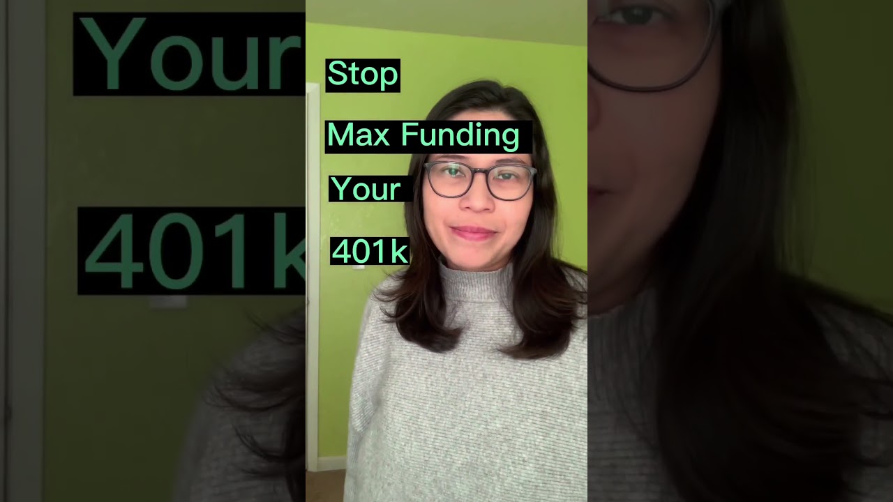 Stop Max Funding Your 401k!