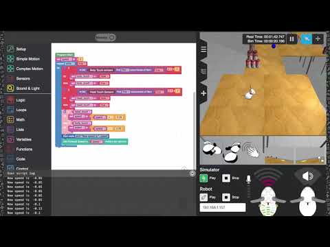 MiRoCODE Demo: To and Fro