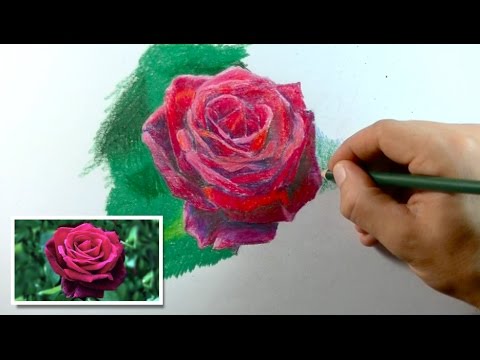 How to Draw a Rose - YouTube