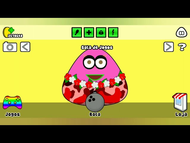 Jogo do Pou - O Pou bebê deseja uma ótima quinta!! Coloque