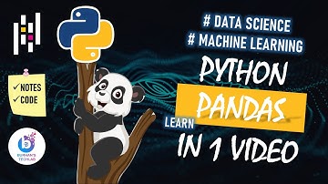 Python Pandas Tutorial for Beginner to Advanced | Python Pandas for Data Science & Machine Learning