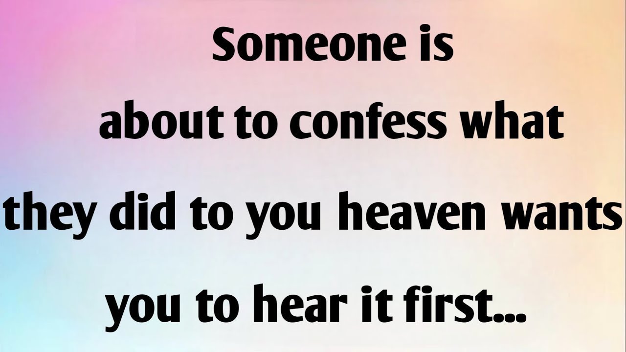 Кто-то вот-вот признается, что...