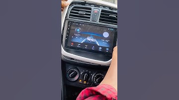 Brezza car 9”car Android music system install #caraccessories #carmusic #carlover #reels #shorts