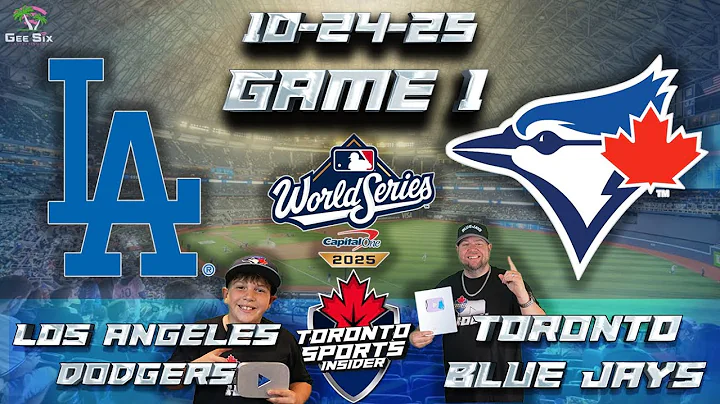 10-24-25 LA Dodgers vs Toronto Blue Jays | 2025 World Series Game 1 LIVE Stream Reaction
