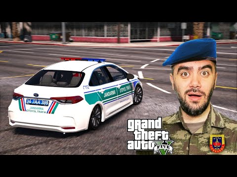 24 SAAT JANDARMAYI TAKIP ETTIM BAKIN NE YAPTILAR ⭐ - GTA 5 MODS