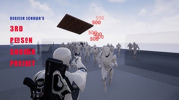 RS Devlog 2021-04-14 UE4 third person shooter: Weapon animations, recoil and simple AI