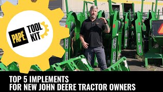 top 5 implements for your john deere compact tractor