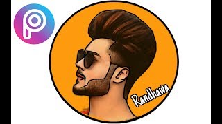 Picsart tutorial || Vector portrait || portrait image editing 2019 screenshot 5