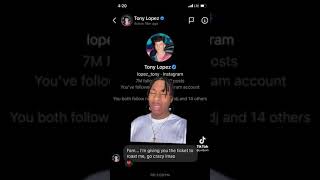 He literally roasted Tony Lopez so hard