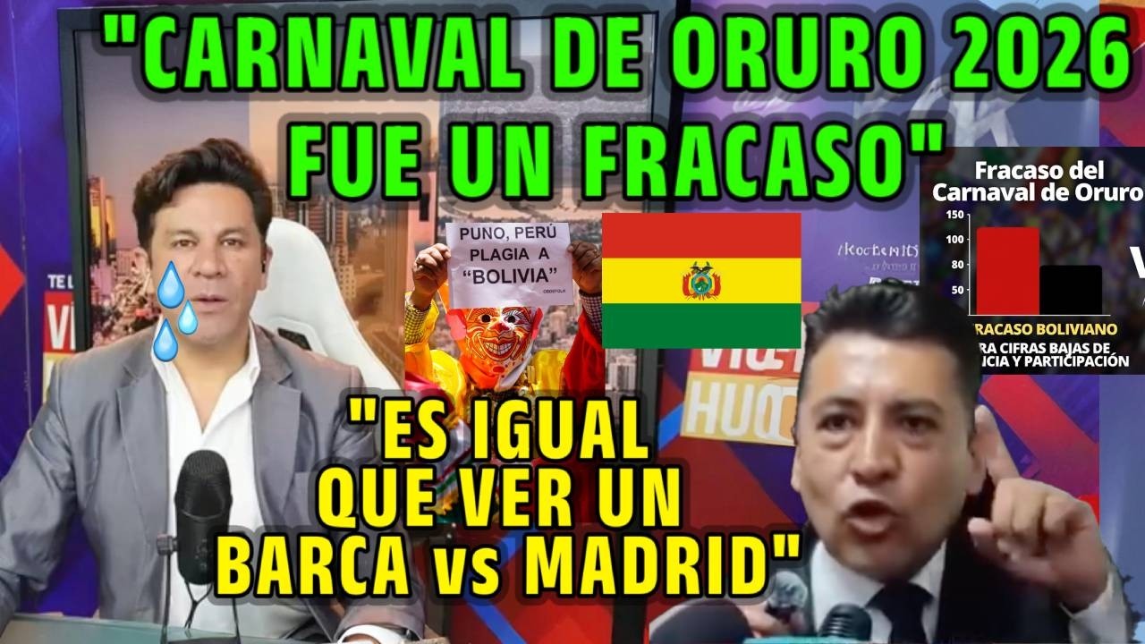 CARNAVAL DE ORURO FUE UN FRACASO - BAJA ASISTENCIA DE PÚBLICO Y PROBLEMAS LOGÍSTICOS