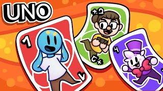 Ein paar saftige Runden UNO mit @Shimtex, @Zombey und KI-Mampfer