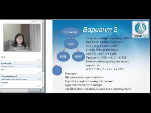 Видео: TelexFREE школа 02 04 14 Людмила Семёнова