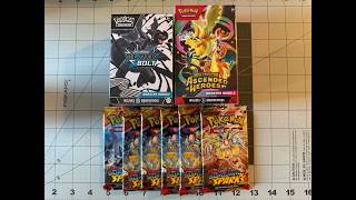 LIVE Pokemon Ascended Heroes, Black Bolt, Surging Sparks Booster Pack Opening!