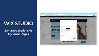 Wix Studio | Dynamic Section vs Dynamic Pages | What's The Difference?