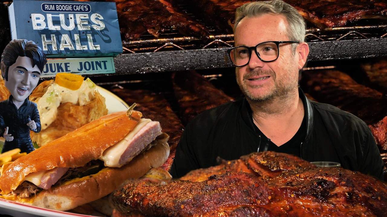 Aussie Tries SOUL FOOD in Memphis | Elvis, BBQ, Fried Green Tomatoes & Other Hidden Gems!