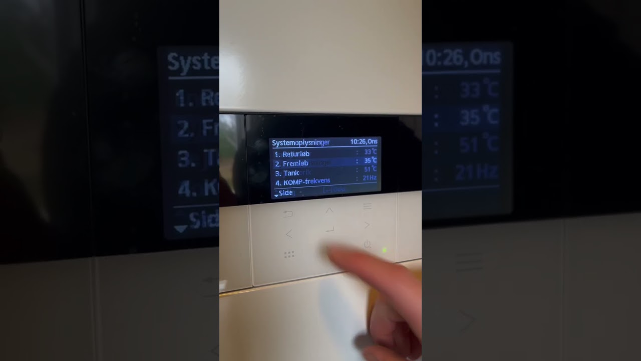 Kontrol af varmepumpens interne cirkulationspumpeflow