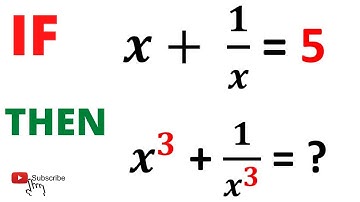 If x+ 1/x=5. Find the value of x3+1/x3 | Math Tricks | Boost UP your Math Knowledge with ME