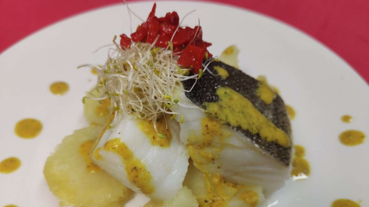 Bacalao en salsa de almendras!!!! Súper fácil y rápido!! #bacalao #salsadealmendras #comohacer