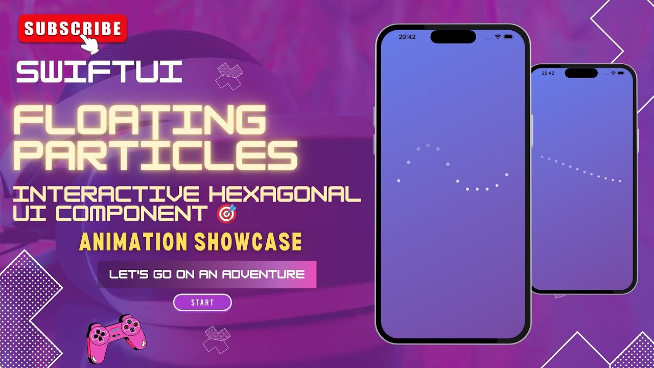 ✨ Mesmerizing SwiftUI Animation Showcase - Floating Particles & Dynamic Gradients 🌟